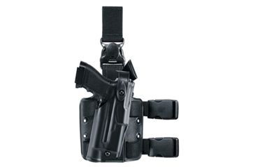 Image of Safariland 6305 ALS/SLS Tactical Holster w/Quick Release, Sig SauerP229R DASA, STX Tactical, Black, Right Hand, with Rails, 6305-744-131