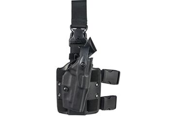 Image of Safariland 6305 ALS/SLS Tactical Holster w/Quick Release, Sig SauerP229R DASA, STX Tactical, Black, Right Hand, with Rails, 6305-744-131