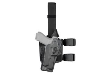 Image of Safariland Model 6354rdso Als Holster W/ Qls19 Fork For Sig Sauer P320 Rx 9 W/ Light, Black, 1334508
