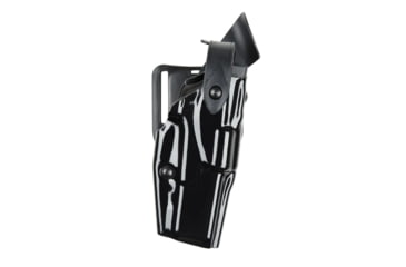 Image of Safariland Model 6360 Als/sls Mid-ride, Level Iii Retention Duty Holster For Glock 17 W/ Pressure Switch Light, Stx Hi Gloss, 6360-8301-491