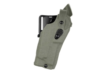 Image of Safariland Model 6360 Als/sls Mid-ride, Level Iii Retention Duty Holster For Glock 19 W/ Light, Od Green, 6360-28325-561