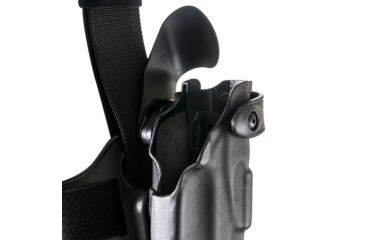 Image of Safariland 6365 ALS/SLS Low-Ride 1.5in. Drop, Level-III Retention, S&amp;W M&amp;P 45C w/o Safety, Nylon-Look Black, Left Hand, 6365-919-262