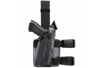Image of Safariland 6365 ALS/SLS Low-Ride 1.5in. Drop, Level-III Retention, S&amp;W M&amp;P 45C w/o Safety, Nylon-Look Black, Left Hand, 6365-919-262