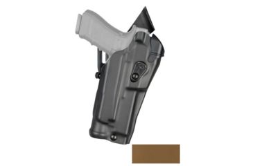 Image of Safariland Model 6390rds Als Mid-ride Level I Retention Duty Holster, Fde Brown - 6390RDS-28329-551
