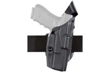 Image of Safariland Model 6392 ALS Hi-Ride Level-I Duty Holster, Glock 17 Gen5 w/ITI M3/TLR-1/TLR-1HL/SF X200/X300/X300U Light, Right Hand, STX Tactical Black, 6392-8325-131