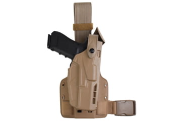 Image of Safariland Model 7304-sp10 7ts Als/sls Single Strap Tactical Holster , 7304-219-411-SP10