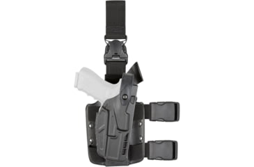 Image of Safariland 7305 7TS ALS/SLS Level III Tactical Holster w/Quick Release, SIG P220R/P226R/P220R DAK Bobbed Hammer, Right, Plain, Black, 1176333