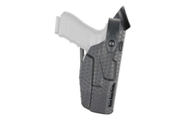 Image of Safariland 7360 7TS ALS/SLS Mid-Ride Level III Retention Duty Holster, Sig Sauer P320 .45, X300U/TLR-1HL, Left, Basketweave Black, 7360-4512-482