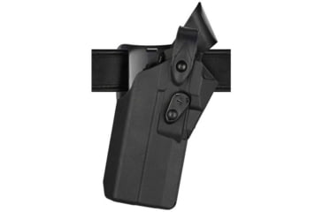 Image of Safariland 7360 7TS ALS/SLS Mid-Ride Level III Retention OWB Duty Holster, Smith &amp; Wesson M&amp;P 45, Left, Plain, Black, 1202181