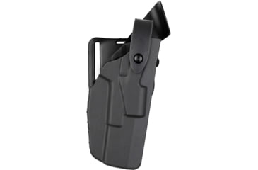 Image of Safariland Model 7360-7TS ALS/SLS Mid-Ride Level III Duty Holster, SIG Sauer P227 Full Size, Left, Plain Black, 7360-677-412