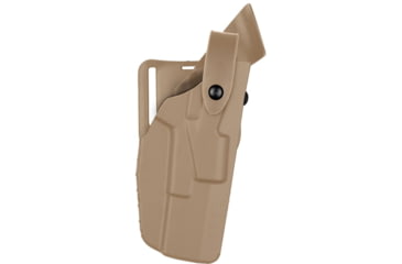 Image of Safariland Model 7360-7TS ALS/SLS Mid-Ride Level III Duty Holster, Smith &amp; Wesson M&amp;P 45 M2.0, X300U, Left, Plain FDE Brown, 7360-4192-552