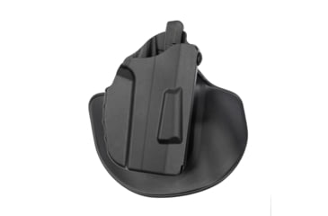 Image of Safariland 7378 7TS ALS Concealment Paddle/Belt Loop Glock Holster, Glock 43/43X/43X MOS, Left, Plain, Black, 7378V2-895-412