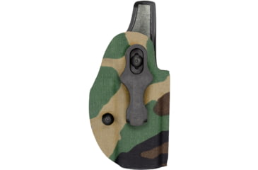 Image of Safariland Species Hellcat Pro IWB Holster, Right, Cordura, Concealment, Woodland Camo, 20-244-C991
