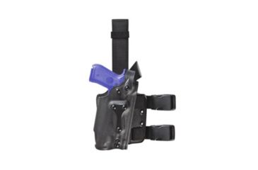 Image of Safariland 6035 SLS Military Tactical Holster w/Q.R., Sig Sauer P220, P226 w/ITI Mount ITI M3X/M6X 4.41in., STX Tactical, Black, Right Hand, 6035-7712-131
