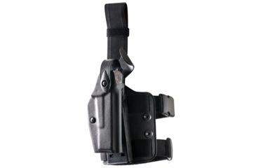Image of Safariland 6004 SLS Tactical Holster w/Dbl Leg Straps, FNH Five-Seven w/ITI M3/M6 Na M3X/M6X 4.8in., STX Tactical, Black, Right Hand, 6004-6121-121