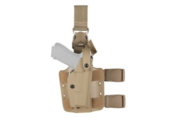 Image of Safariland 6005 SLS Tactical Holster w/Quick Release, H&amp;K USP 45, STX Flat Dark Earth, Left Hand, 6005-93-552