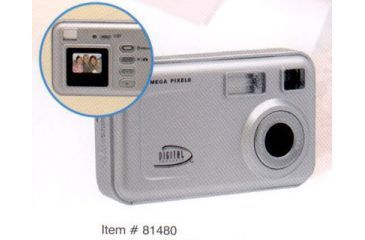 Image of Sakar 2.1 MP 1600x1200 Digital Camera w/ Flash 16MB and Color LCD Screen 81480