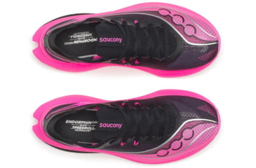 Image of Saucony Endorphin Pro 5, Black/Shock, 8.5, S11064-131-8.5