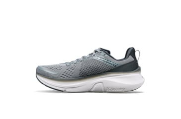 Image of Saucony Guide 17 Shoes - Mens, Flint/Shadow, 7.5, Wide, S20937-115-020-W-7.5