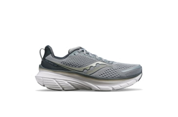 Image of Saucony Guide 17 Shoes - Mens, Flint/Shadow, 7.5, Wide, S20937-115-020-W-7.5