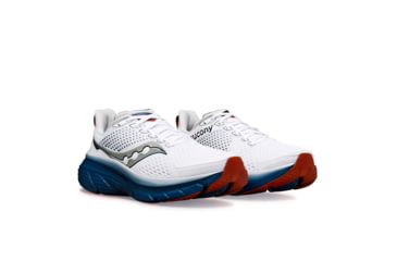 Image of Saucony Guide 17 Shoes - Mens, White/Navy, 7, Medium, S20936-108-100-M-7