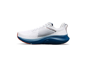 Image of Saucony Guide 17 Shoes - Mens, White/Navy, 7, Medium, S20936-108-100-M-7