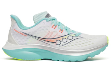 Image of Saucony Kinvara 16, White/Aqua, 9.5, S11020-130-9.5