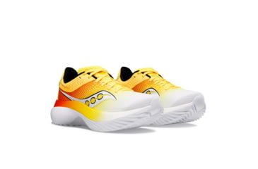 Image of Saucony Kinvara Pro Shoes - Mens, Vizi Gold/Infrared, 9.5, Medium, S20847-138-700-M-9.5