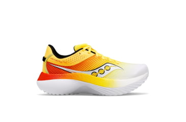 Image of Saucony Kinvara Pro Shoes - Mens, Vizi Gold/Infrared, 9.5, Medium, S20847-138-700-M-9.5