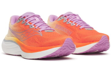Image of Saucony Ride 19, Fire/Orchid, 9, S11055-126-9