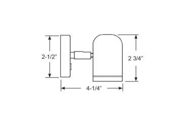 Image of Scandvik 154 Lumens LED Brass Reading Light, 10-30V, 19052P