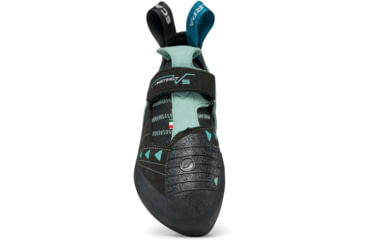 Image of Scarpa Instinct VS Climbing Shoes - Womens, Black/Aqua, 37.5, 70013/002-BlkAqua-37.5