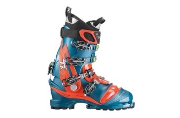 Image of Scarpa TX Pro Men's Alpine Touring Boot, Lyons Blue/Red Orange, 12203/500.5-LbluRorg