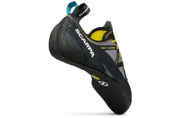 Image of Scarpa Vapor Climbing Shoes - Mens, Smoke/Yellow, 39, 70074/000-SmkYel-39