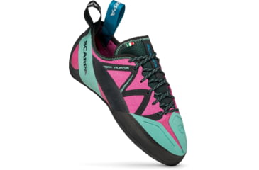 Image of Scarpa Vapor Climbing Shoes - Womens, Dahlia/Maldive, 40.5, 70061/002-DalMal-40.5
