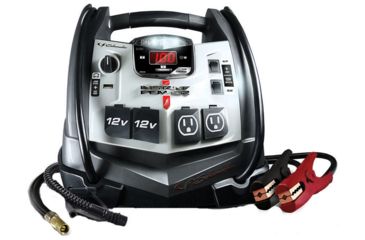 Image of Schumacher 1200 Peak Amp Portable Power Station And Air Compressor, Black SJ1332