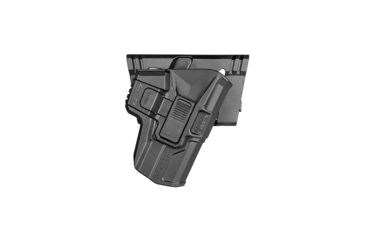 Image of Scorpus M24 Belt Holster CZ 75, SIG Sauer P226, H&amp;K USP 9mm, 1911, Glock 17/19/22/31/41/43 w/ 2 Retention System, Left Hand, Black, SC-24BG9RLHB