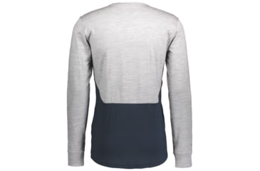 Image of SCOTT Defined Merino L/SL Shirt - Mens, Dark Blue/Light Grey Melange, Large, 2777727037008