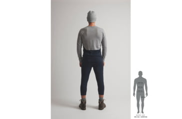 Image of SCOTT Defined Merino L/SL Shirt - Mens, Dark Blue/Light Grey Melange, Large, 2777727037008