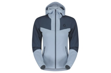 Image of SCOTT Defined Mid Hoody Jacket - Womens, Glace Blue/Metal Blue, 2XS, 2918337370005