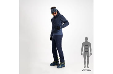 Image of SCOTT Explorair Hybrid LT Jacket - Mens, Dark Blue/Metal Blue, Large, 2918547367008