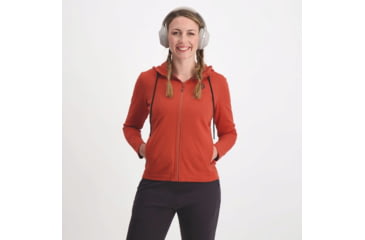 Image of SCOTT Tech Zip Hoody - Womens, Earth Red, Large, 4032917368012