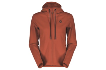Image of SCOTT Tech Zip Hoody - Womens, Earth Red, Large, 4032917368012