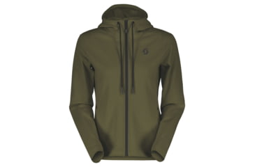 Image of SCOTT Tech Zip Hoody - Womens, Fir Green, Small, 4032917340008