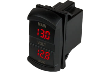 Image of Sea-Dog Dual Volt Meter Rock Switch 10V-48VDC