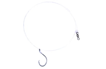 Image of Sea Striker Circle Hook Leader 20# Mono Black Hook, Size 1, 3 per Pack, CHL1