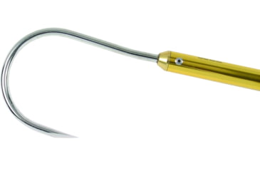 Image of Sea Striker Gold Anodized Aluminum Gaff 3" Stainless Hook 6' Long, SS372G