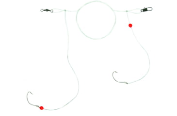 Image of Sea Striker Spot/Mullet/Pompano Rig 2-Drop #6 Nickel Wide Gap Hooks, SMP1