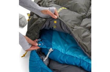 Image of Sea to Summit Ember Down Quilt 45F/7C Sleeping Bag, Regular, Beluga Black, Regular, S2213