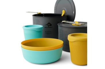 Image of Sea to Summit Frontier UL Two Pot Cook Set, 6 Piece, Multicolor, 2 Person, A1240